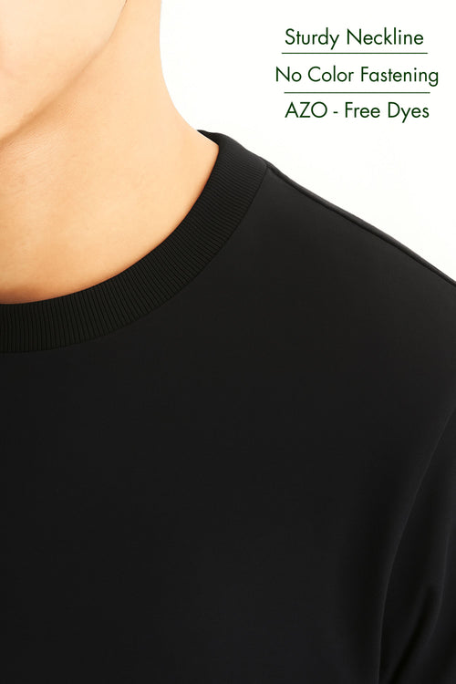 Midnight Black  Evergreen Bamboo Tee
