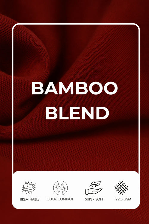 Dark Cherry Evergreen Bamboo Tee