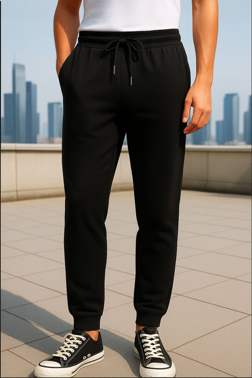 Black All-Day Joggers with Pockets
