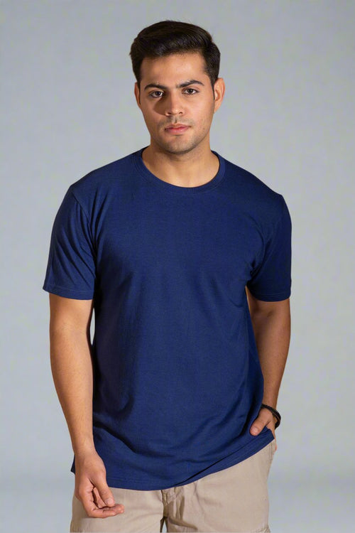 Indigo Blue Evergreen Bamboo Tee