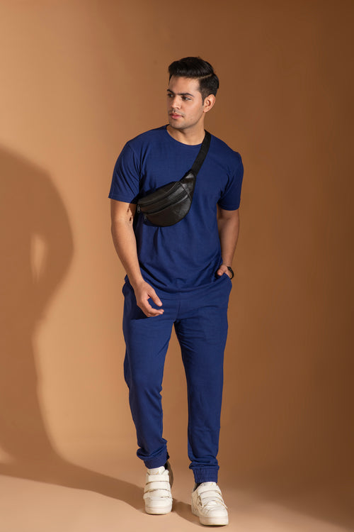 Blue coord set for mens