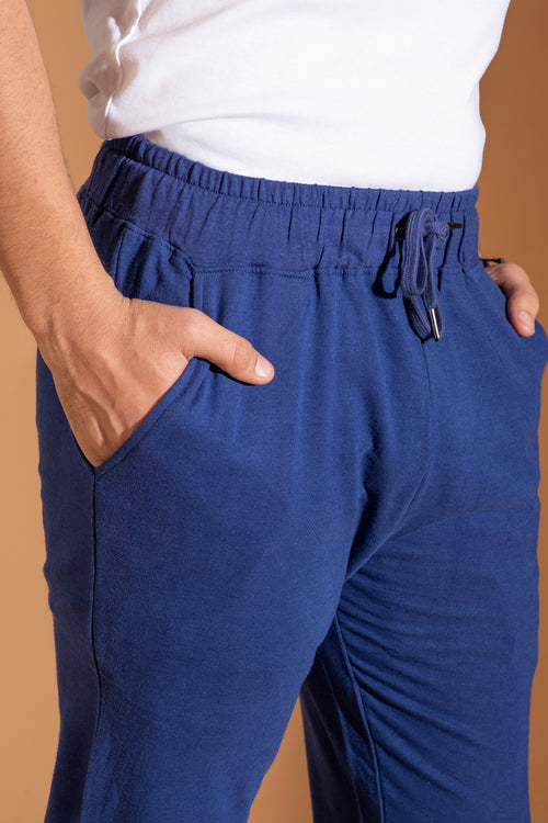 Blue jogger for men coords set