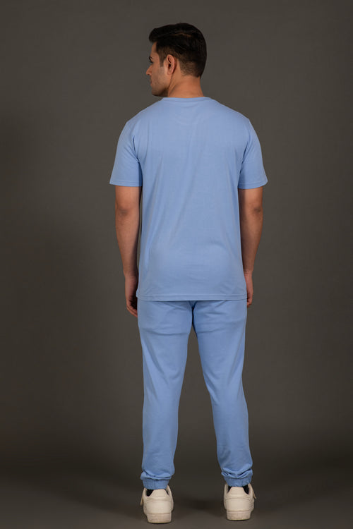 sustainable men's blue bamboo coords