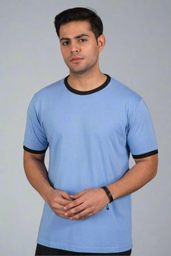 bamboo rount neck tee shirt for men