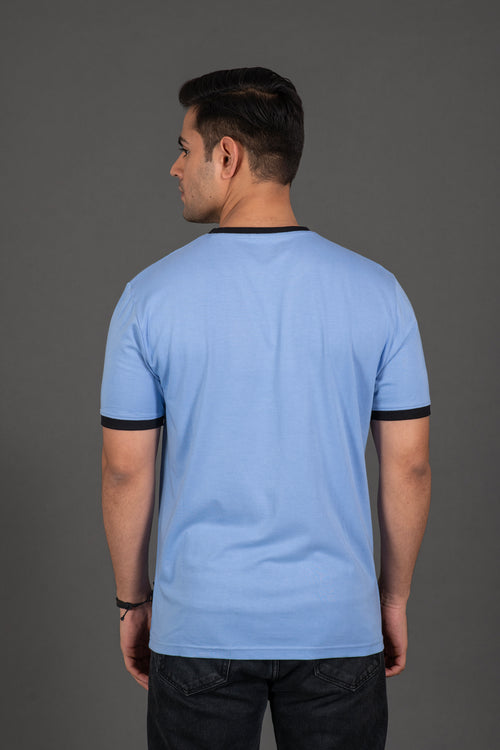 bamboo rount neck tee shirt for men