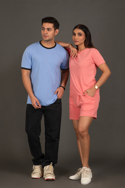 bamboo rount neck tee shirt for men