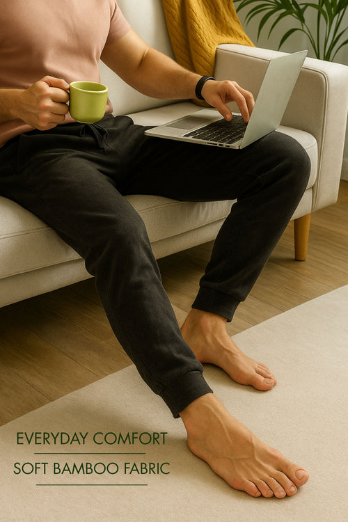 Pack of 2 - Men's Bamboo Joggers with Pocket