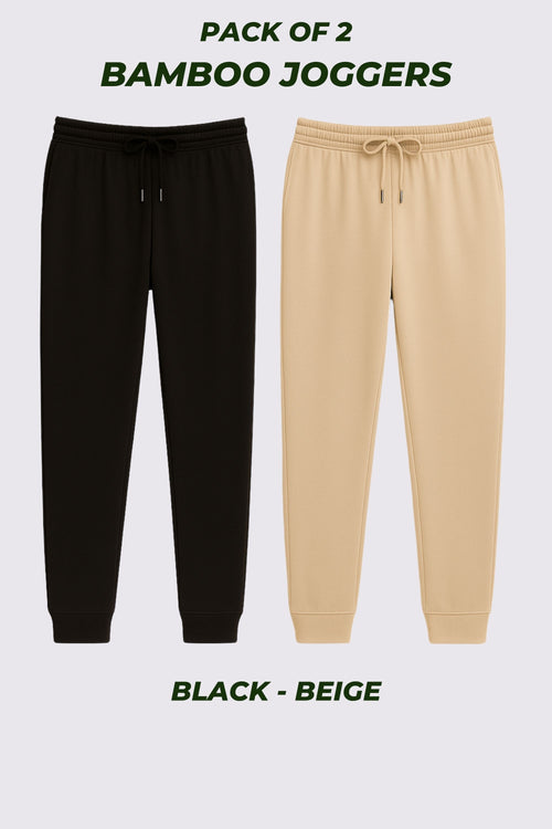 Pack of 2 - Men's Bamboo Joggers with Pocket