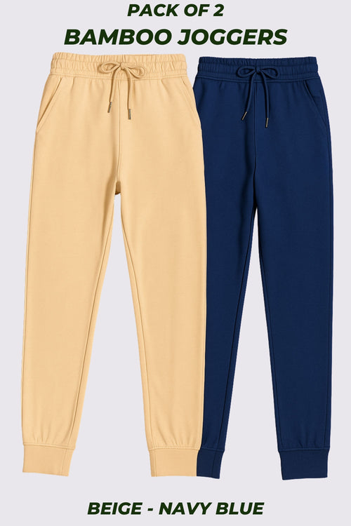 Pack of 2 - Men's Bamboo Joggers with Pocket