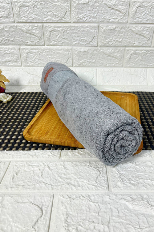 Grey Bamboo Bath Towel