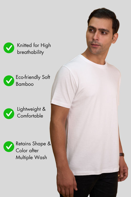 White t shirt for mens coords 