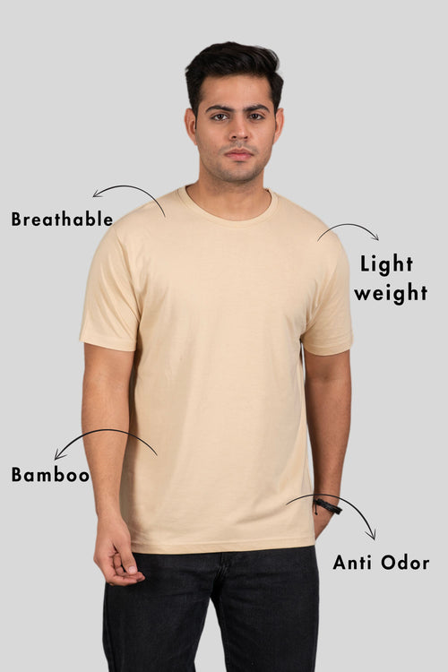 Breezy Sand  Evergreen Bamboo Tee