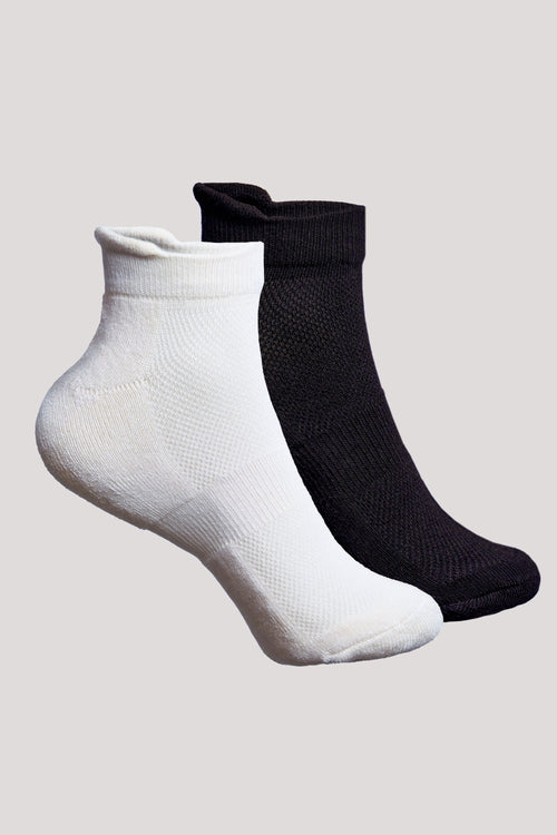 Unisex Ankle Bamboo Socks - 2 Pairs