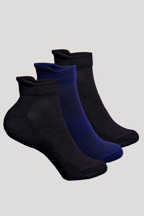 Unisex Ankle Bamboo Socks - 3 Pairs