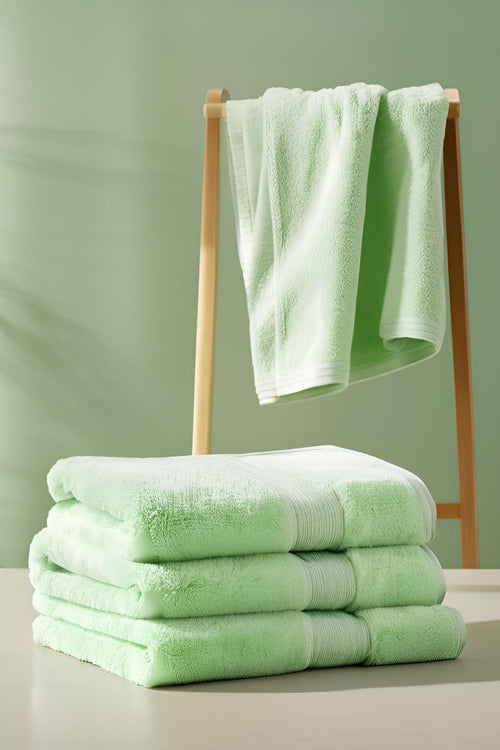 Mint Green Bamboo Bath Towel