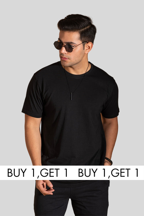 Midnight Black  Evergreen Bamboo Tee