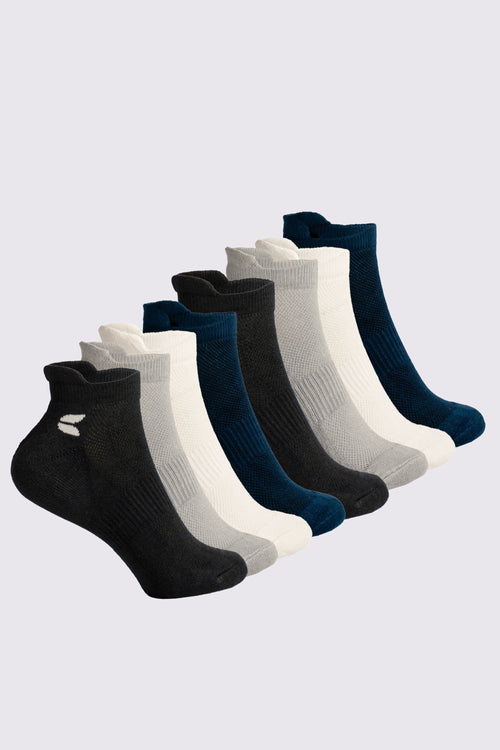 Unisex Ankle Bamboo Socks - 8 Pairs