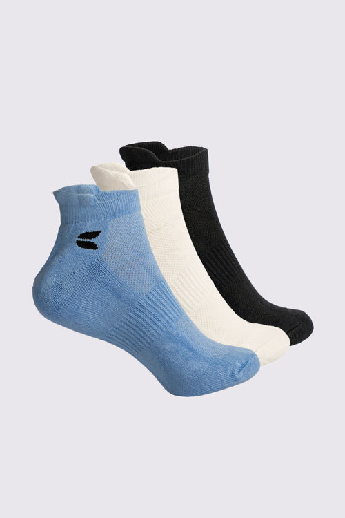 Unisex Ankle Bamboo Socks - 3 Pairs