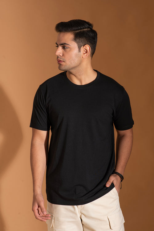 Midnight Black  Evergreen Bamboo Tee