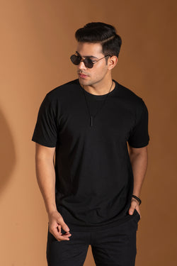 Midnight Black  Evergreen Bamboo Tee