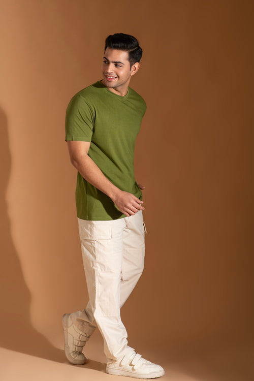 Earthy Emerald  Evergreen Bamboo Tee