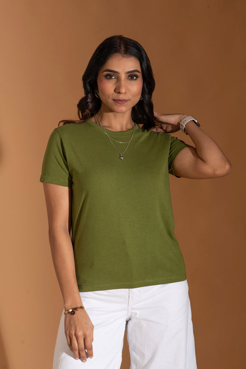 Earthy Emerald Everyday Bamboo Tee