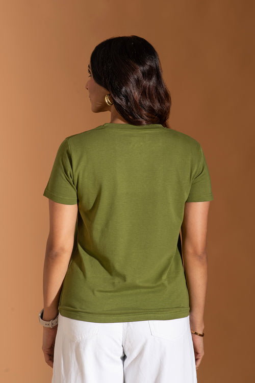 Earthy Emerald Everyday Bamboo Tee