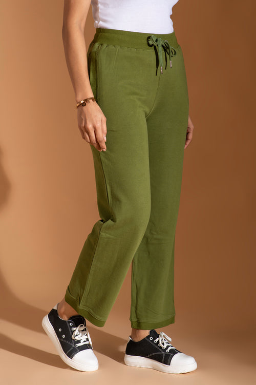 Earthy Emerald On The Go Pants