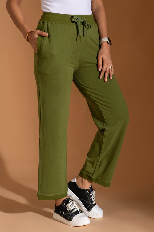 Earthy Emerald On The Go Pants