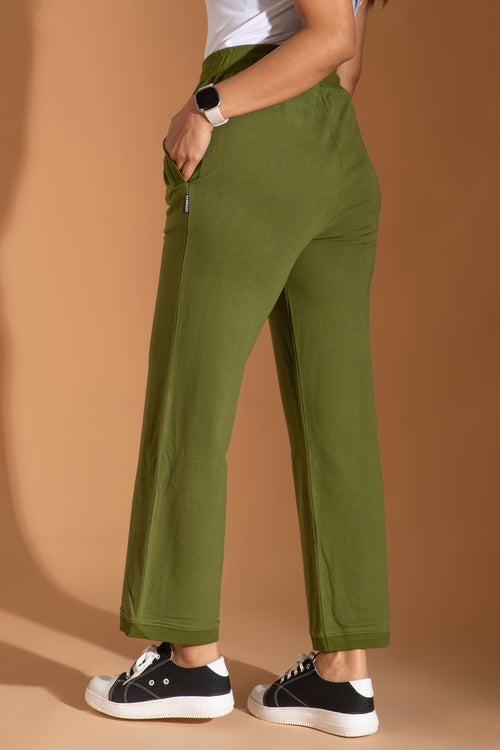 Earthy Emerald On The Go Pants