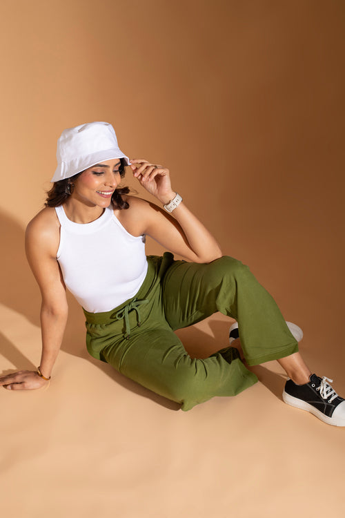 Earthy Emerald On The Go Pants