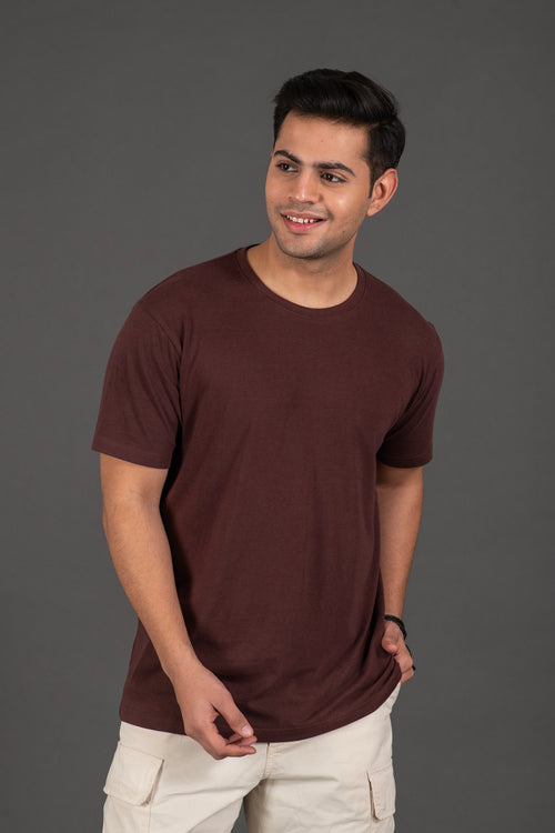 Rustic Brown Evergreen Bamboo Tee