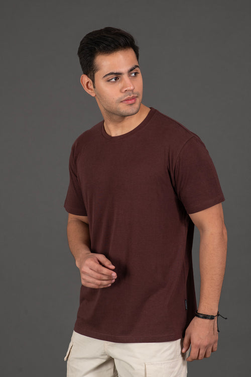 Rustic Brown Evergreen Bamboo Tee