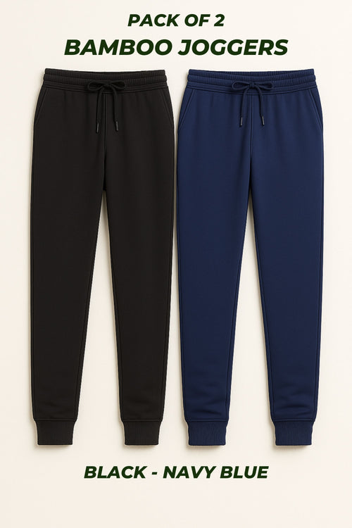 Pack of 2 - Men's Bamboo Joggers with Pocket