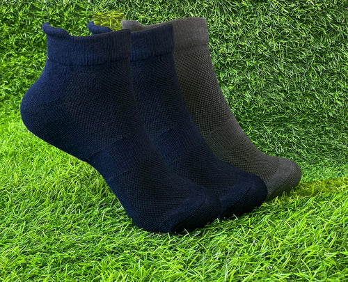 Unisex Ankle Bamboo Socks - 3 Pairs